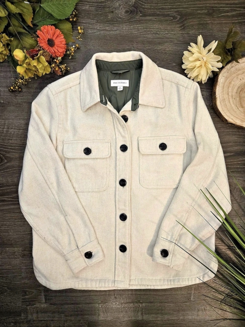 Free Assembly Cream Utility Jacket